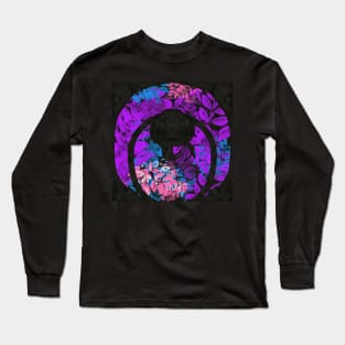 Purple circle Long Sleeve T-Shirt